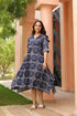 Women Fit & Flare Midi Ethnic Dress